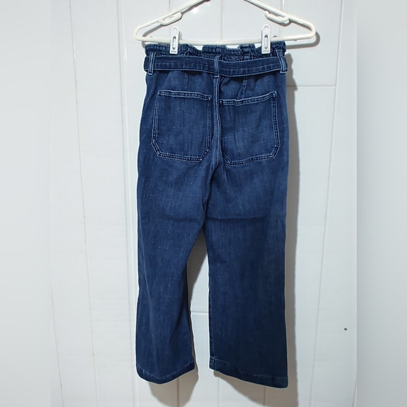 J. Crew Dark Paperbag Wide Leg Jeans 29 - Picture 2 of 3